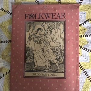Folk Wear Garden Party Dress sewing pattern